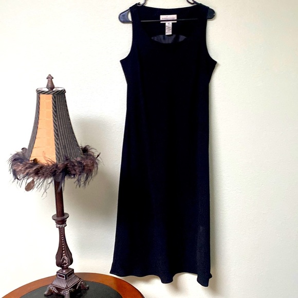 Evan Picone Formal Black Dress with Lining Size 14